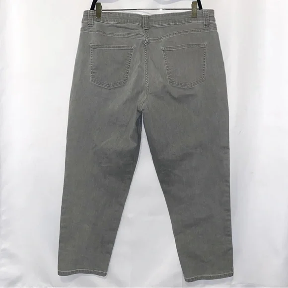 Talbots Gray Simply Flattering 5 Pocket Jeans - Picture 4 of 9